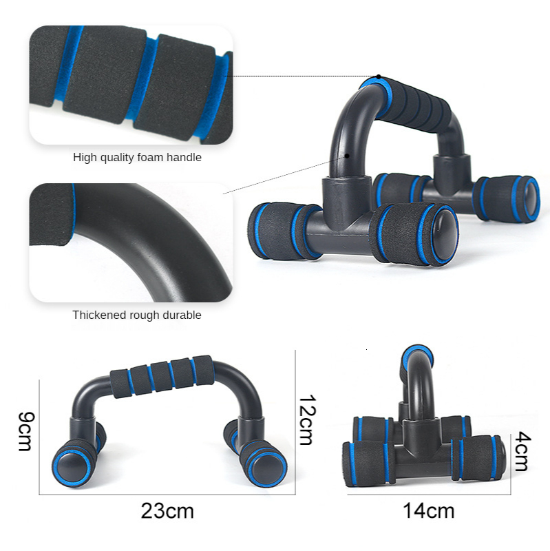 PushUps Stands 2PcsSet ABS Push Up Bar Body Fitness Training Tool PushUps Stand Bars Chest Muscle Exercise Sponge Hand Grip Holder Trainer 230808