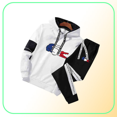 Autumn Most Popular Brand Tracksuit Hooded Pullover and Jogger Pants Classic MenWomen Daily Casual Sports Hoodie Jogging Suit G12