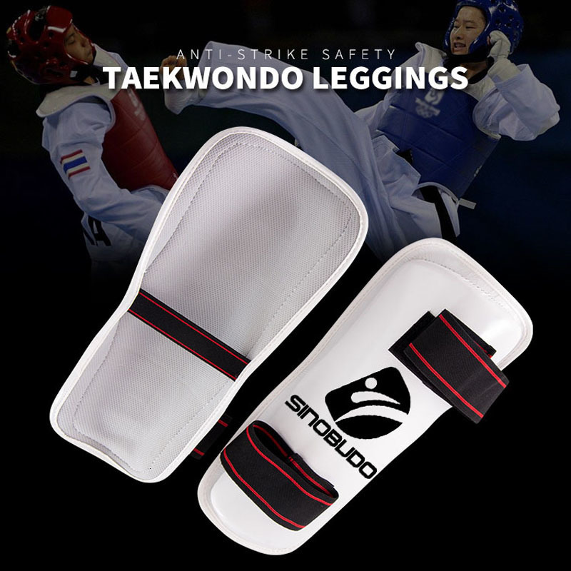 Protective Gear Taekwondo arm shin Guards kick boxing protector Sanda taekwondo boxing Leggings Ankle protection for MMA Muay thai shin pads 230808