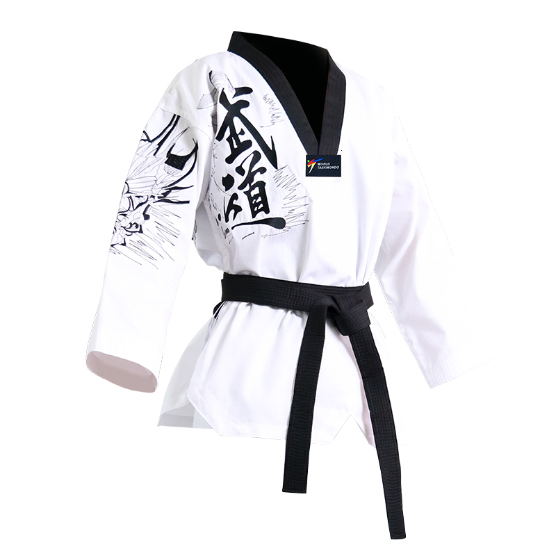 Protective Gear WT Approved Taekwondo Student Dobok Adult Kids Training Suit Uniform Gi 230808