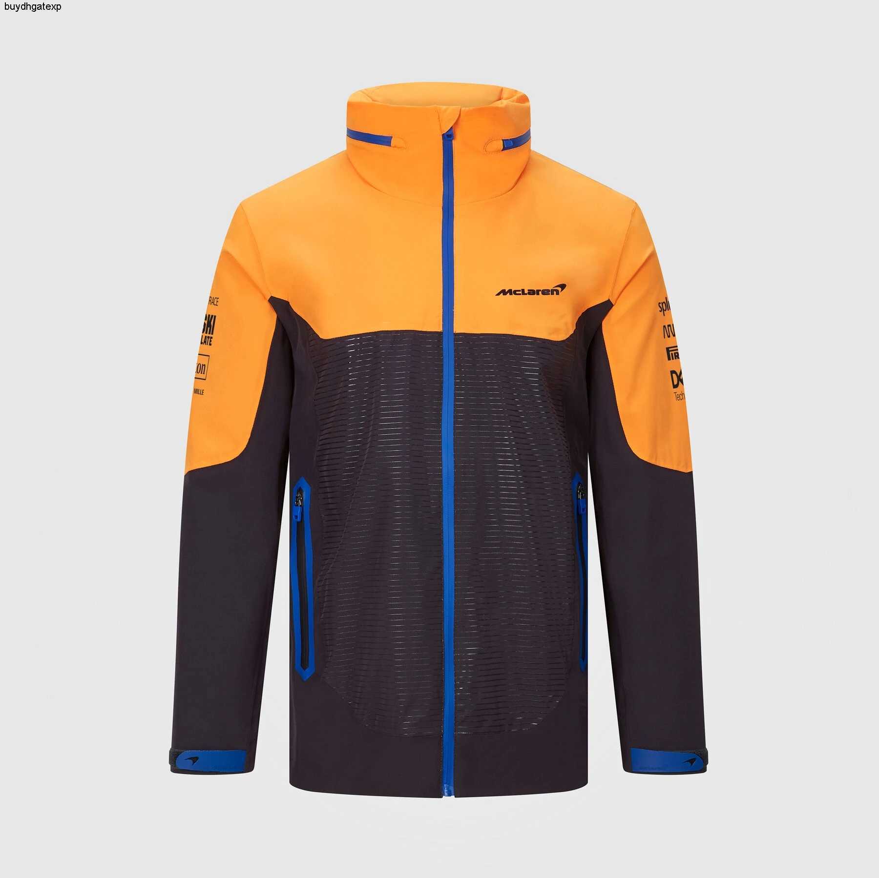 Pb2f 2023 Formula One Men's Fashion Jackets Coat F1 Racing Team New Official Website Mclaren Long Sleeved Soft Spring Autumn Outdoor Sports Windproof