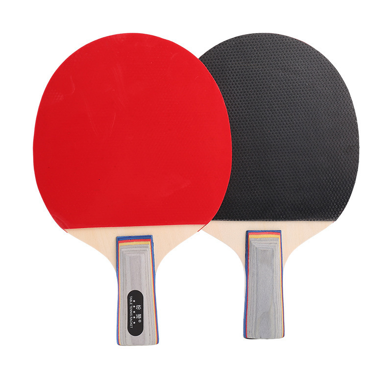 Table Tennis Raquets Genuine three or four star table tennis racket set training horizontal racket straight racket high elastic table tennis racket 23