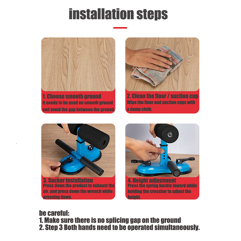 Integrated Fitness Equip Sitting at Home Fitness Portable Tool Gym Workout Abdominal Curl Exercise SitUps PushUp Assistant Device Lose Weight Equipmen