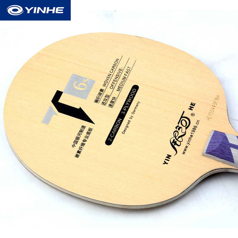Table Tennis Raquets Orignal Yinhe T 3S 5S 6S Pro Hinoki CARBON Table Tenis Blade/ Ping Pong Blade 230808