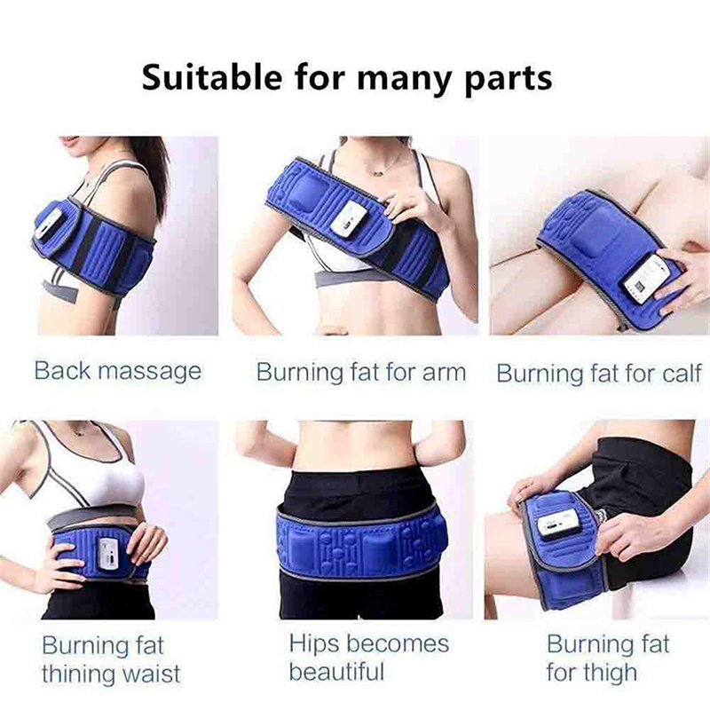 Core Abdominal Trainers Electric Vibrating Slimming Belt Fitness Massager Slimming Machine Lose Weight Fat Burning Abdominal Muscle Waist Trainer 2308