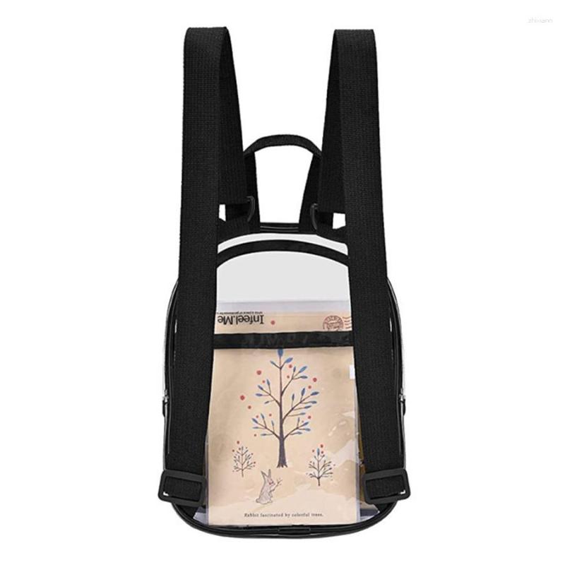 Free Shipping Evening Bags Small Clear Backpack Transparent PVC Summer Waterproof Beach Cell Phone Bag For Travel School Storage Backbags