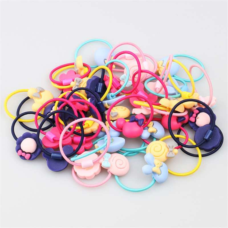 Hair Accessories 40Pcs Lot Girls Gift Box Elastic Bands Flower Clip Bows Headband Hairband Cute Hairbands for Kids 230808
