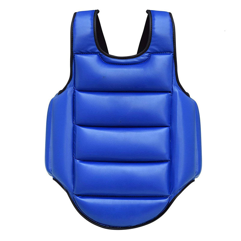 Protective Gear Reversible Taekwondo Chest Guard Body Protector Vest Martial Arts Rib Shield Armour Training Uniform For Karate Judo Kickboxing 230808