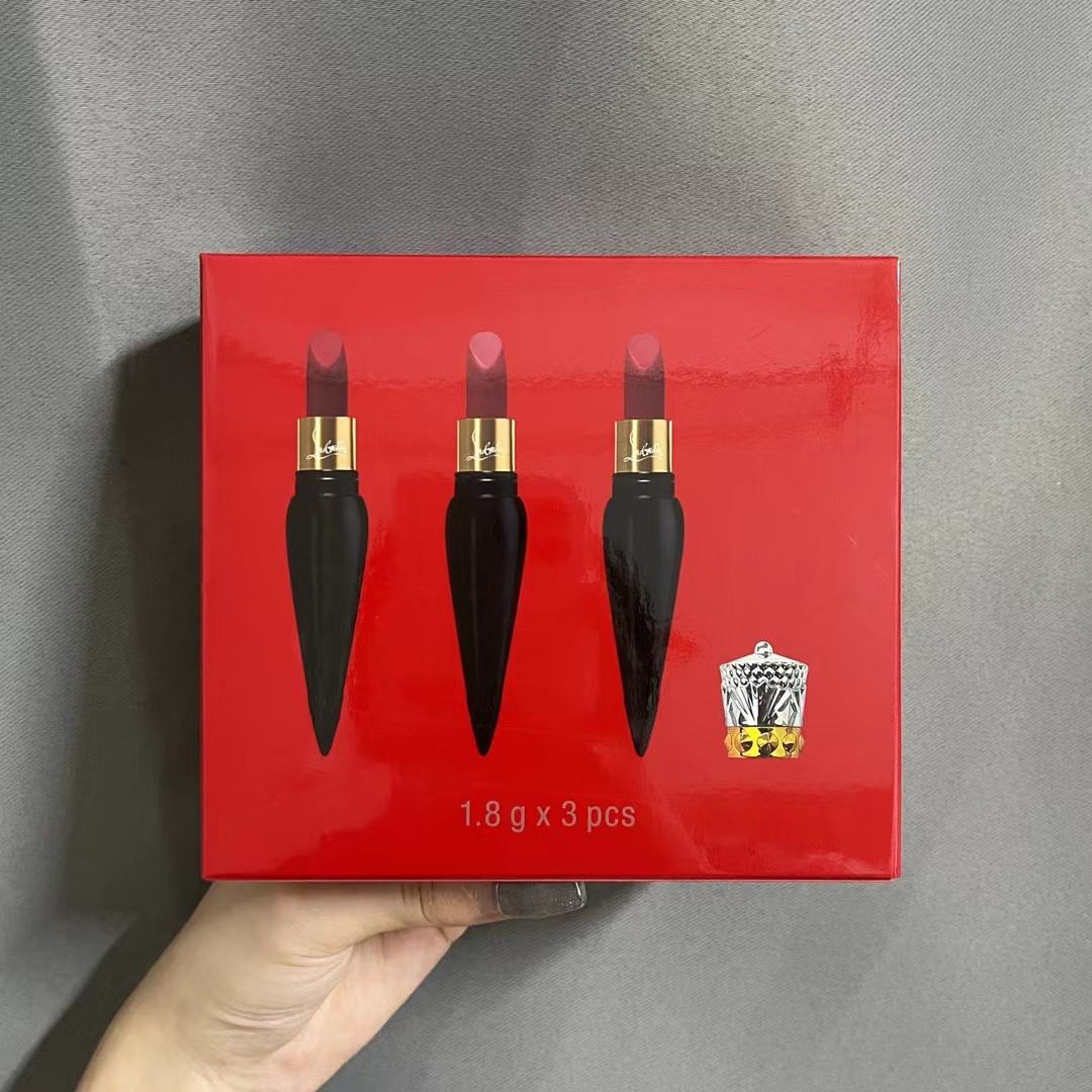 Ladies Lipstick Box Set Exquisite Romantic Gift 1 8G 3Pcs Color Numbers 005M002m001m