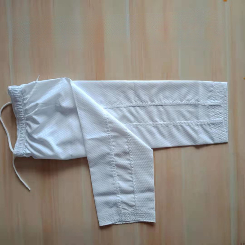 Protective Gear Taekwondo Pants Adult Children's White Black Polyester Cotton Pants Shorts Kids Breathable Lightweight Pants Sports Trousers Boy 