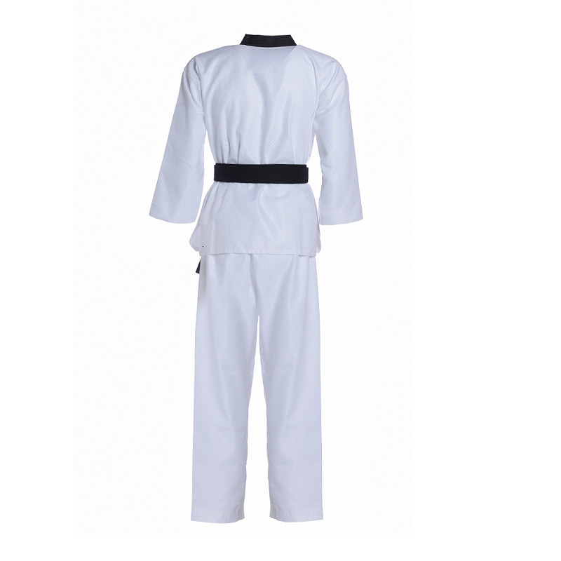 Protective Gear WTF Taekwondo Uniform Children's Judo Karate Training Suit Large Mesh Material Men's and Women's Comfortable and Breath