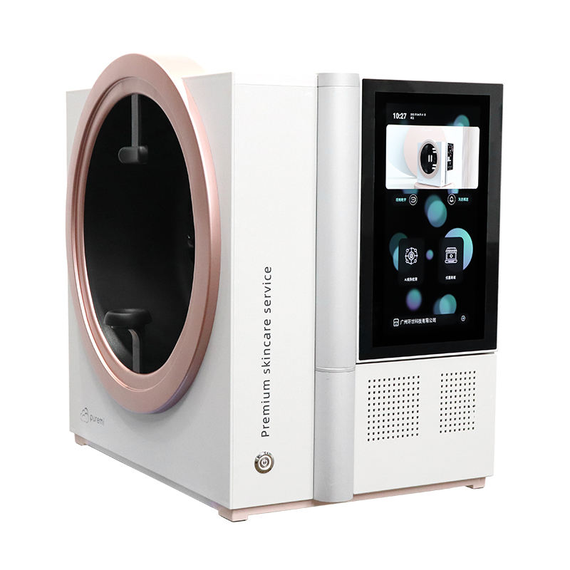 Hot selling 5 spectrum uv wood lamp skin analyzer face moisture oil water test dermatoscope