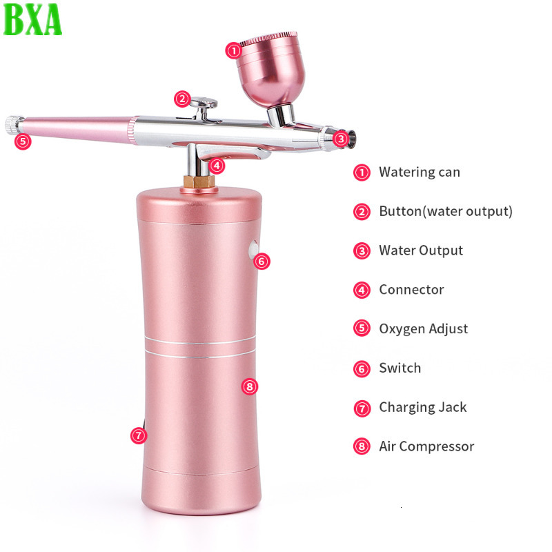 Airbrush Tattoo Supplies 0.4mm Rechargeable Mini Air Compressor Kit Air Brush Paint Airbrush for Nail Art Tattoo Craft Airbrush 230808