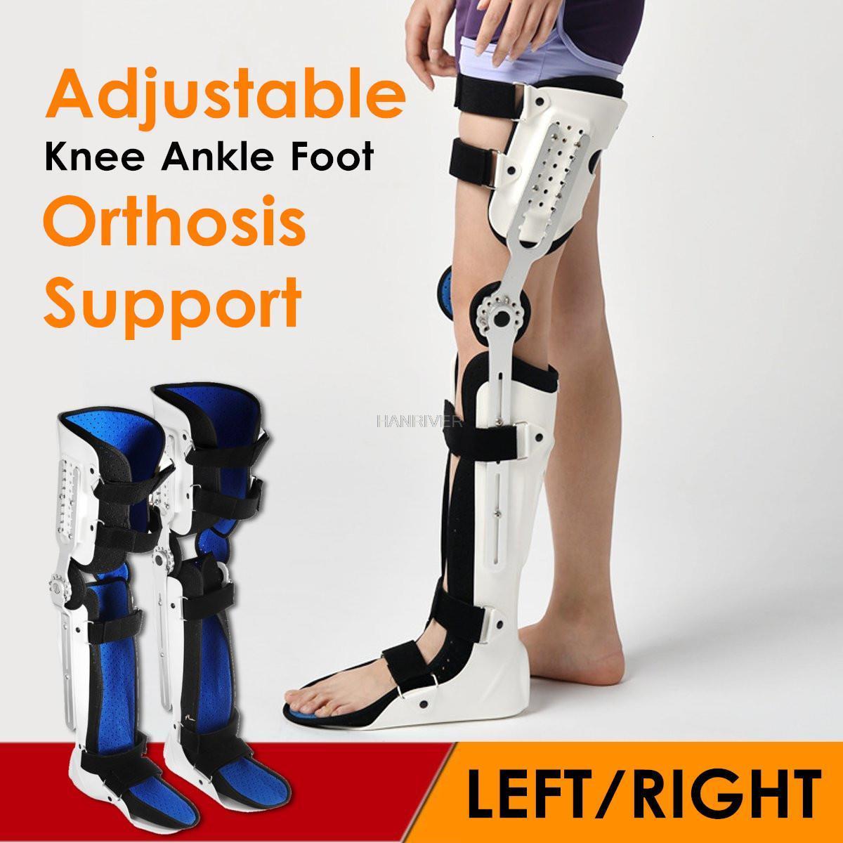 Other Health Beauty Items Leg support orthosis fracture protector adjustable calf ankle foot fixation brace orthosis knee joint ankle calf stabilizer 