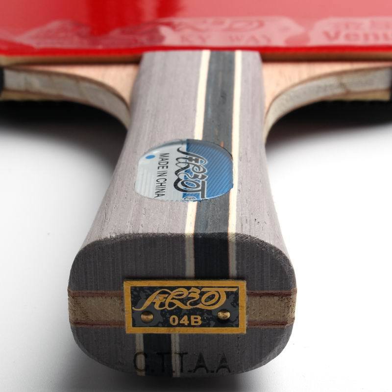 Table Tennis Raquets Original Galaxy yinhe 04b table tennis rackets blade with pimples in rubber racquets ping pong paddles pure wood for loop player 