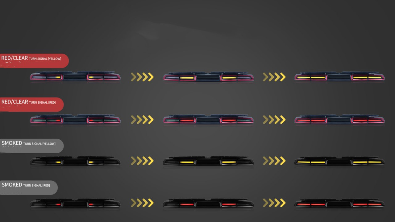 Taillights for DODGE Challenger 2008-2014 Car LED Brake Taillight New Challenger Reverse Turn Signal Tail Light