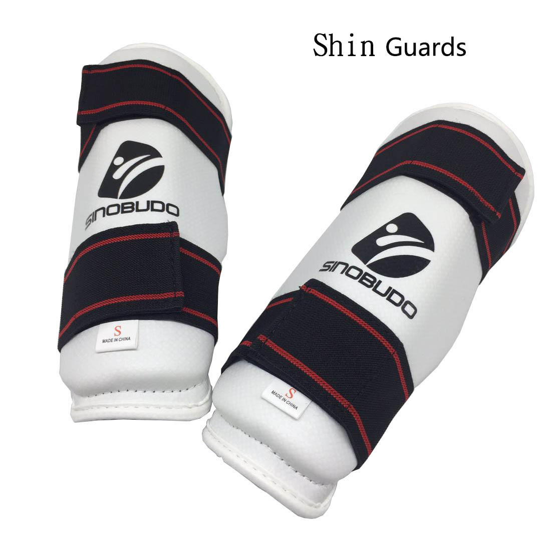 Protective Gear Taekwondo arm shin Guards kick boxing protector Sanda taekwondo boxing Leggings Ankle protection for MMA Muay thai shin pads 230808