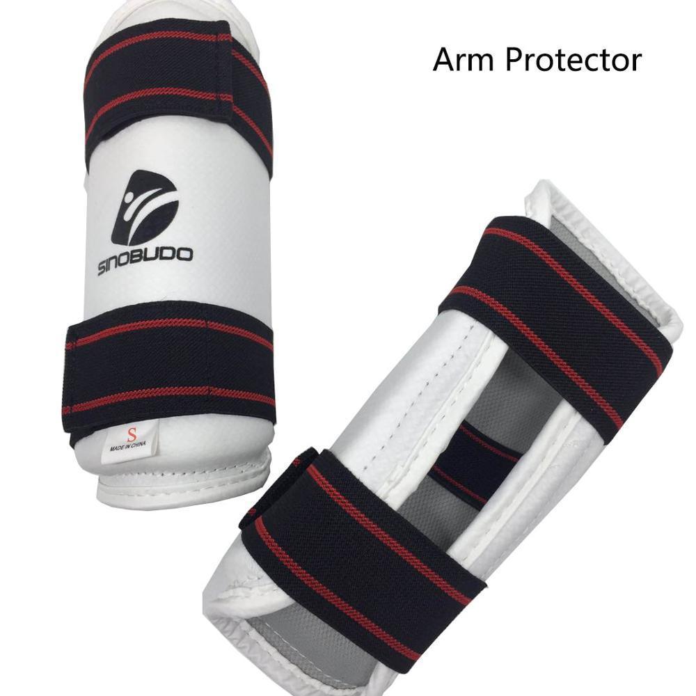 Protective Gear Taekwondo arm shin Guards kick boxing protector Sanda taekwondo boxing Leggings Ankle protection for MMA Muay thai shin pads 230808