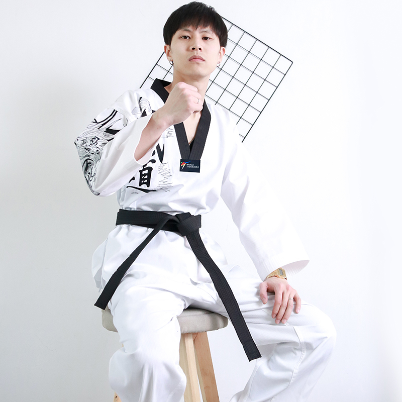 Protective Gear WT Approved Taekwondo Student Dobok Adult Kids Training Suit Uniform Gi 230808