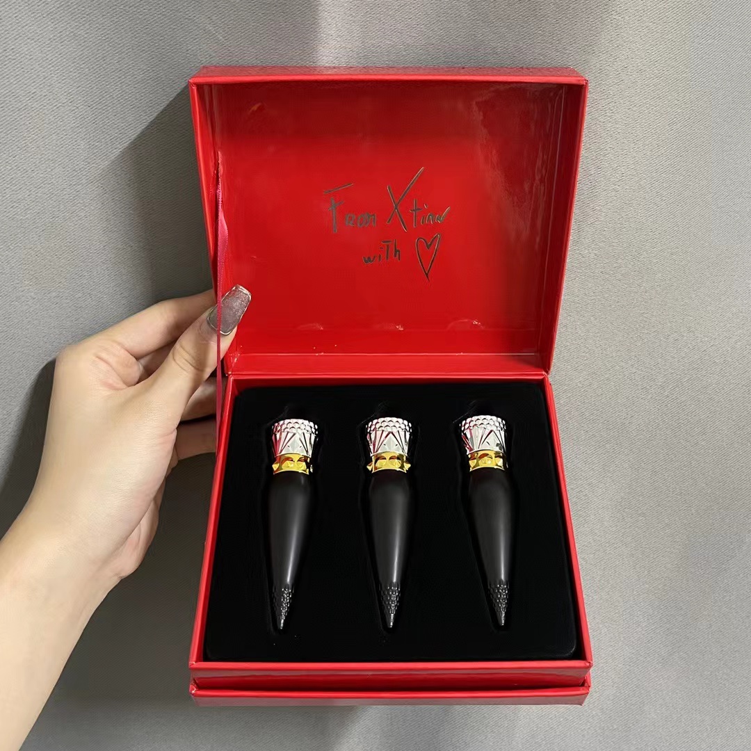 Ladies Lipstick Box Set Exquisite Romantic Gift 1 8G 3Pcs Color Numbers 005M002m001m