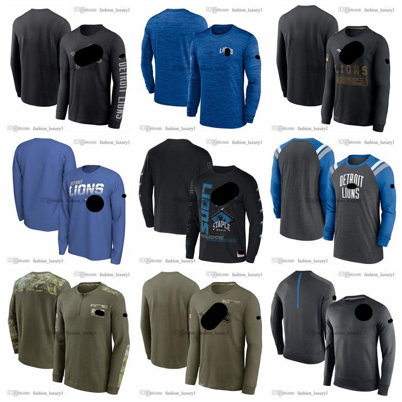 Mens Detroit''Lions''Basketball Hoodie hoody Sweatshirt Sweater Cotton Pullover Brand Hoodies Fashion sweatshirts loose long sleeve T-shirt hooded