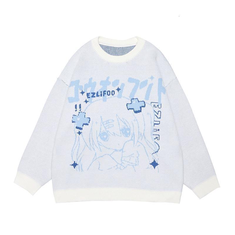 Men's Sweaters sweater women O-neck knitted sweater animal print winter thick female pullovers casual tops oversized sweater Loose-fitting y2k 23