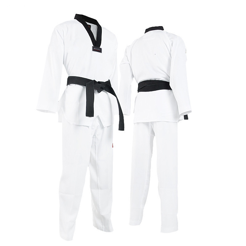Protective Gear Taekwondo Clothing Adult Children Kids Karate Suit Martial Arts Training Sets Kung Fu Uniform For Women Men White Belt 230808