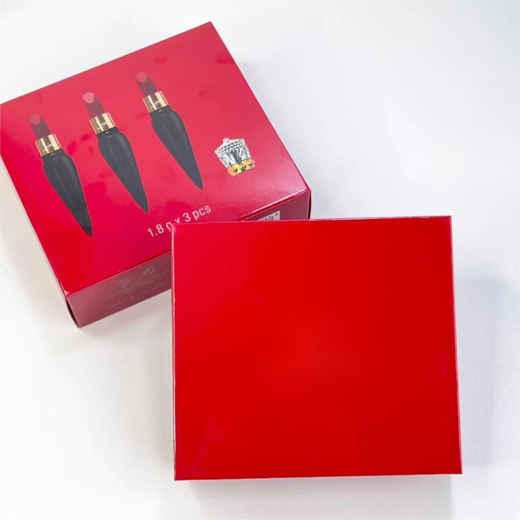Ladies Lipstick Box Set Exquisite Romantic Gift 1 8G 3Pcs Color Numbers 005M002m001m