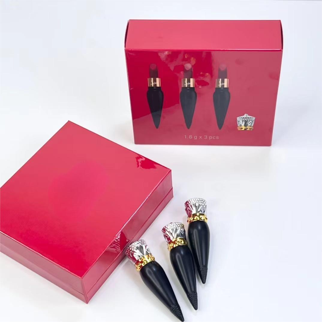 Ladies Lipstick Box Set Exquisite Romantic Gift 1 8G 3Pcs Color Numbers 005M002m001m