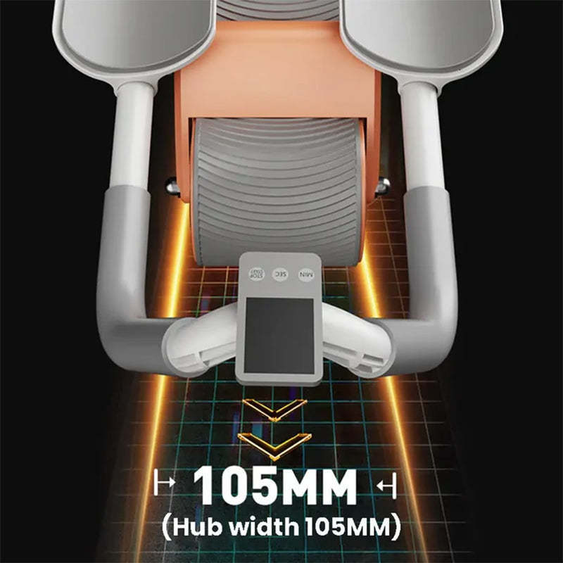 Core Abdominal Trainers Automatic Rebound Ab Abdominal Exercise Roller With Elbow Support And Timer Wheel Core Exercise Equipment For Home Workout 230