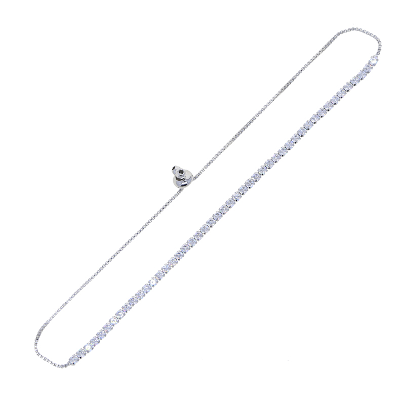 New Designer 3mm Adjustable Size Slider k Tennis Chain Tassels Bracelet Hip Hop Women Men Iced Out Paved Bg White Pink Cubic Zirconia Gift Jewelry