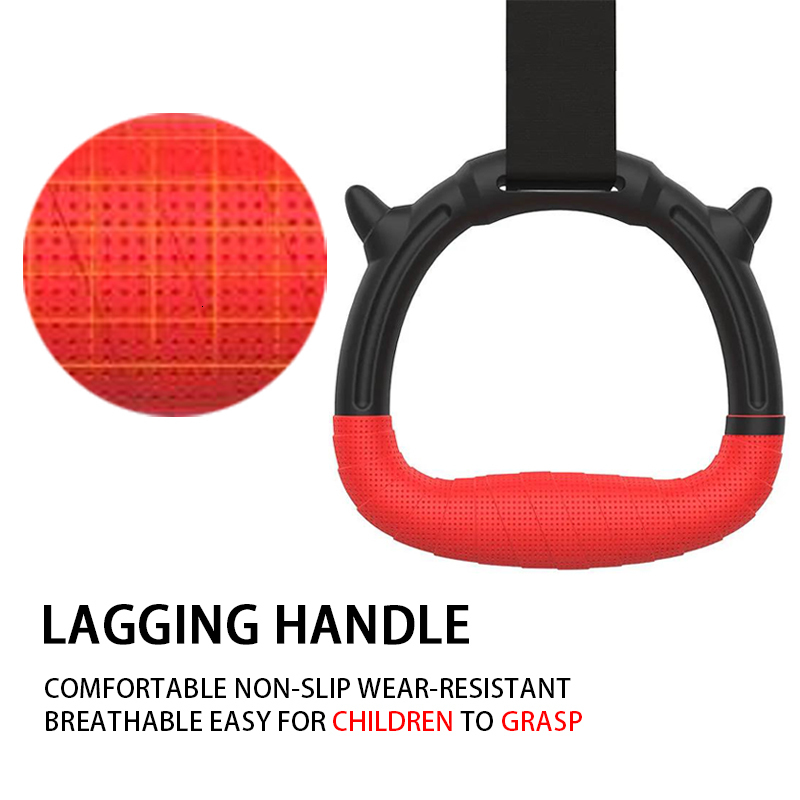 Gymnastic Rings Gymnastics Rings For Kid Adult ABS Gym Ring Adjustable Straps Buckles Pullup Workout Fitness Artistic Gymnastics Equipment Home 230808
