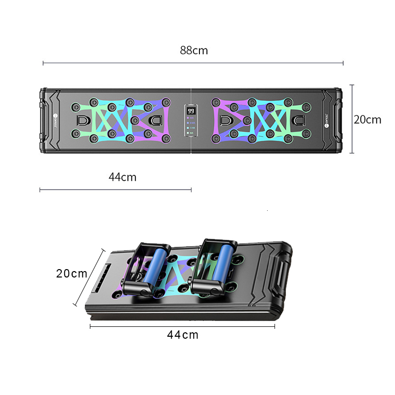 PushUps Stands Folding Push Up Board Smart Counting Abdominal Muscle Trainer Sports Home Fitness Equipment For Body Building PushUps Stands 230808