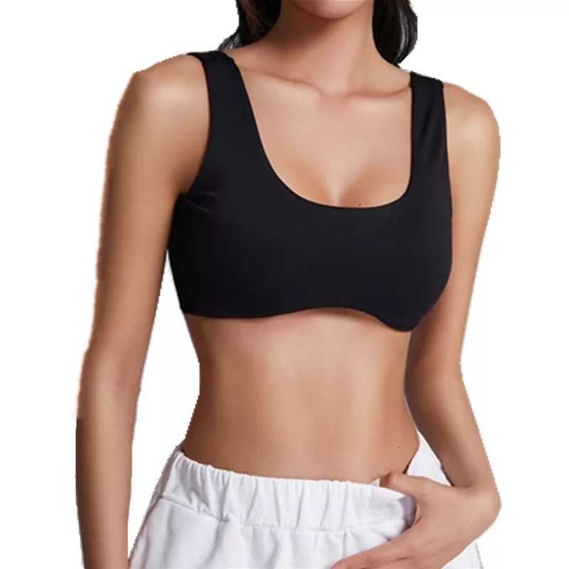 Waist Tummy Shaper Yushuhua Yoga Bra Curved Hem Sports Bra Women Shockproof Fitness Running Vest Gym push ups Bra Female Sports Underwear 230808