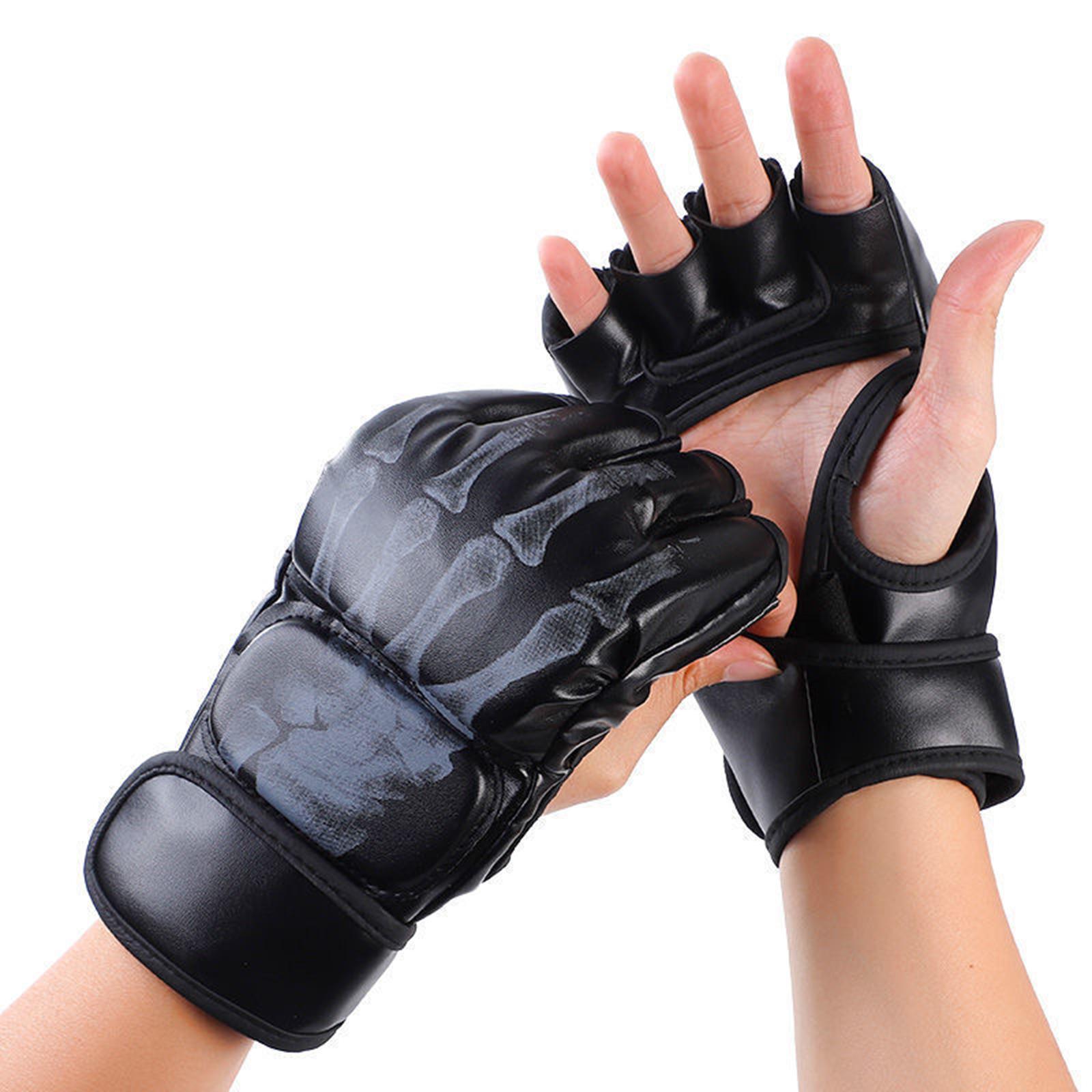 Protective Gear Boxing Gloves Protective Gear Protector Open Palm for Youth Adults Grappling Fitness Punching Heavy Bag Karate Fighting 230808