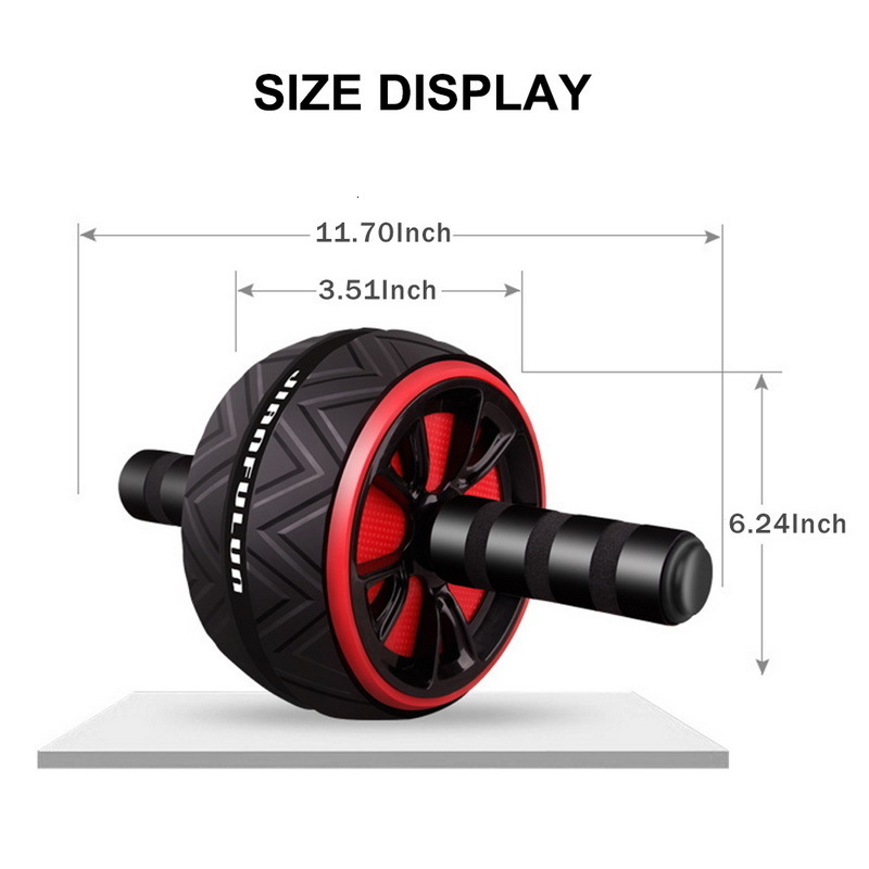 Integrated Fitness Equip Roller No Noise Abdominal Wheel Roller Stretch Trainer For Arm Waist Leg Exercise Gym Fitness Equipment 230808