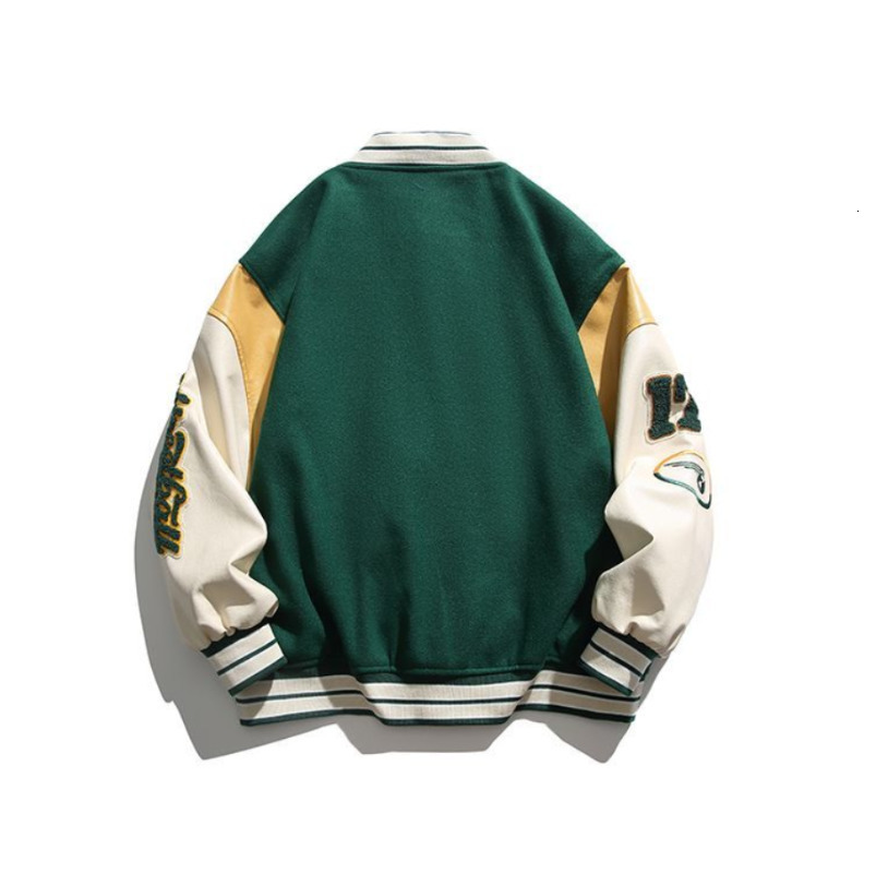 Mens Jackets Korean Version of Trendy Street Jacket Loose Flocked Embroidered Oversize Baseball Spring Autumn Couple Wear 230809