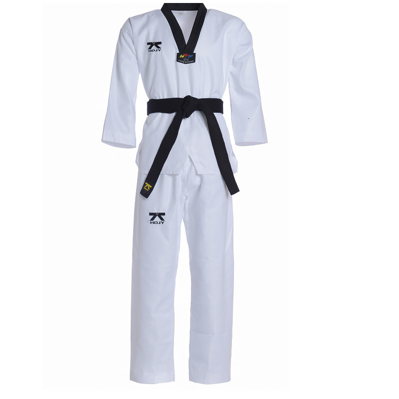 Protective Gear WTF Taekwondo Uniform Children's Judo Karate Training Suit Large Mesh Material Men's and Women's Comfortable and Breath