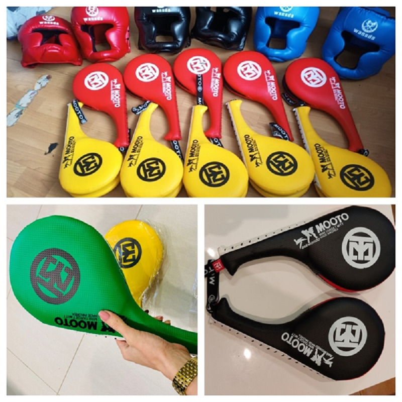 Sand Bag Taekwondo Boxing Pads Children Kick Pad Target Karate Punch PU Rebound Sponge Pads Double Kick Kids Adult Boxing Pad Boxer 230808
