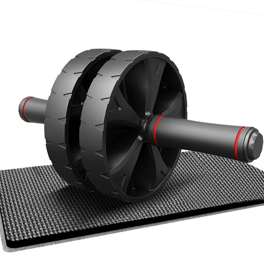 Integrated Fitness Equip Abs Keep Fitness Wheels No Noise Abdominal Wheel Ab Roller with Mat for Exercise Muscle Hip Trainer Equipment 230808