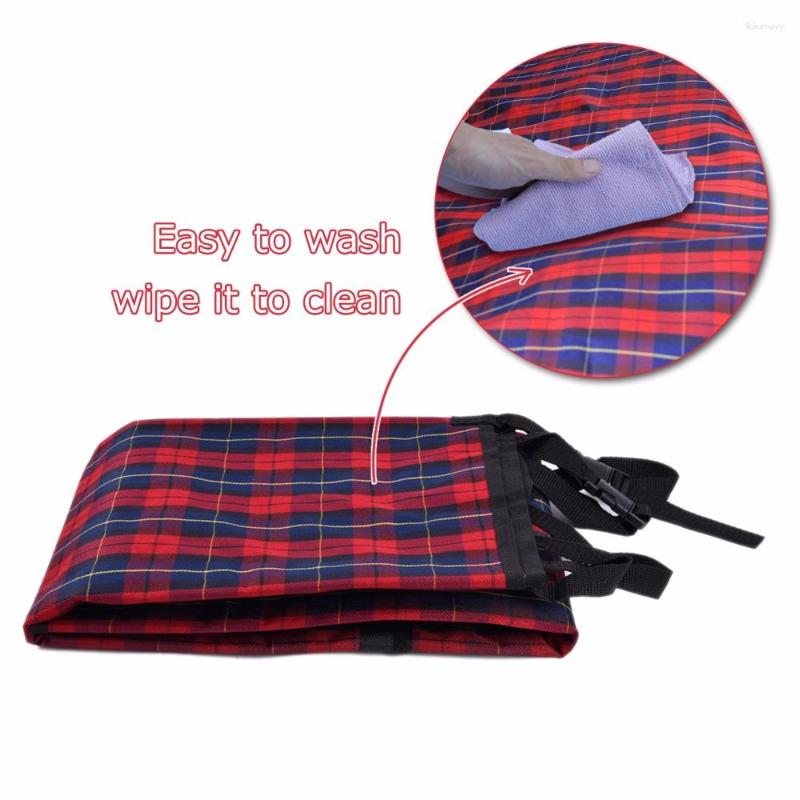 Dog Car Seat Covers Drop Pet Plaid Carriers Cover Durable Puppy Cats Blanket Hammock Cushion Mats Protector For Travel