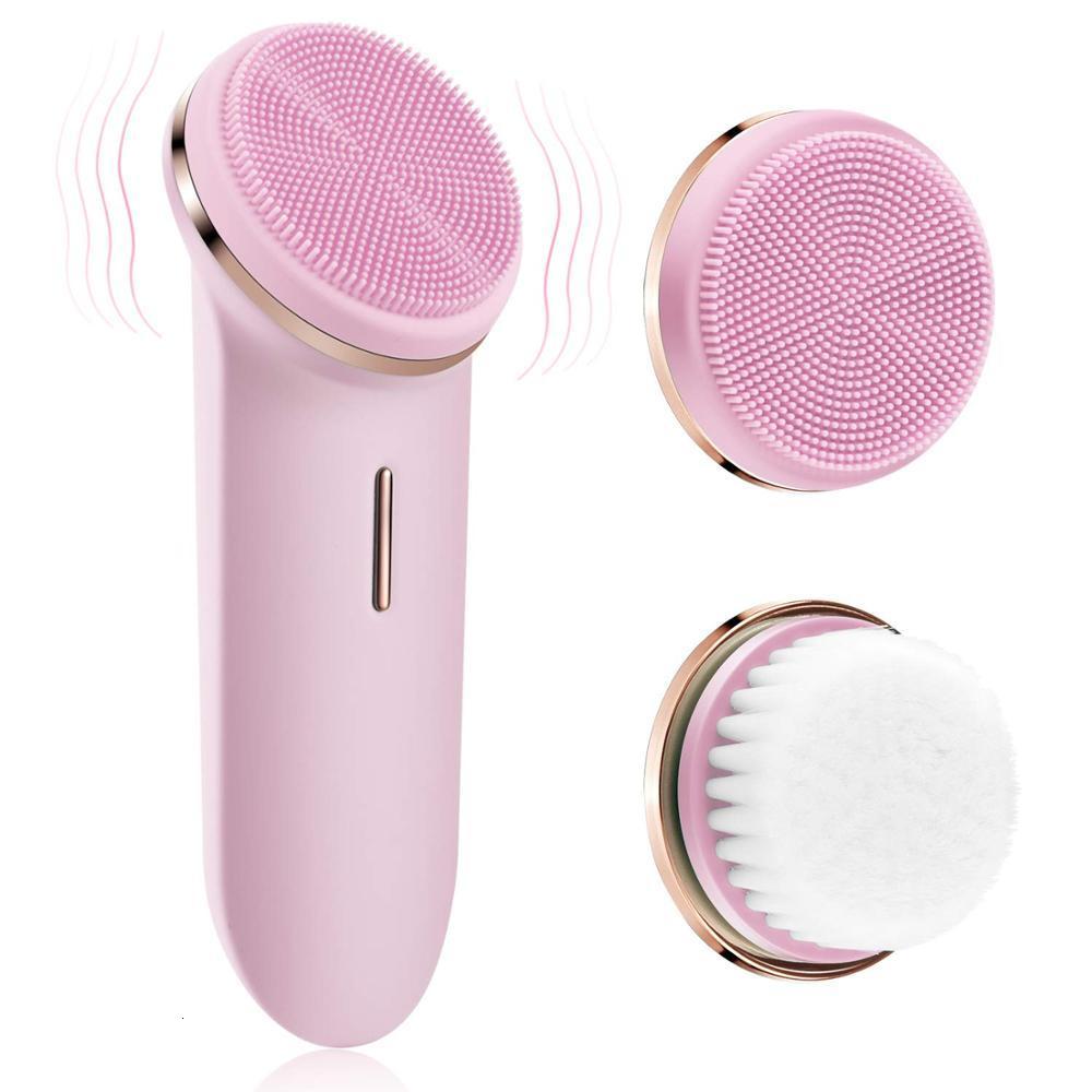 Airbrush Tattoo Supplies Sonic Cleansing Brush Vibrating Face Scrubber 5 Speed Modes IPX7 Waterproof Rechargeable Deep Cleaning for All Skins Type 230