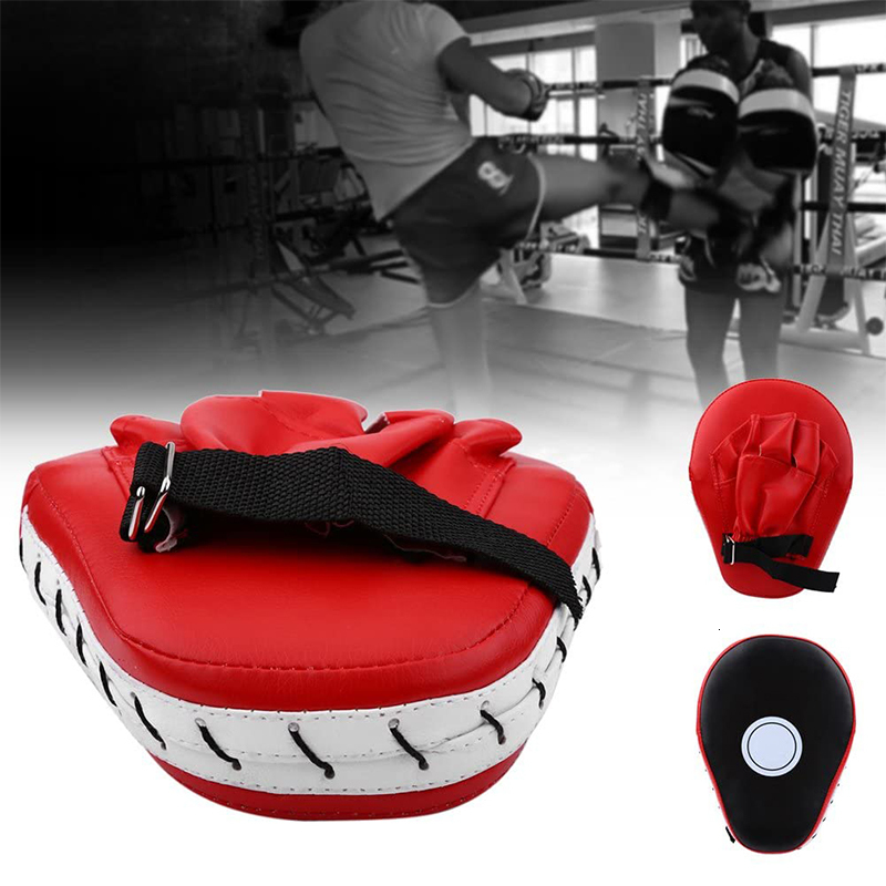 Sand Bag Boxing Pads Curved Punching Mitts Training Hand Target Gloves Training Focus Pads for Kickboxing Karate Muay Thai Kick Sparring 230808