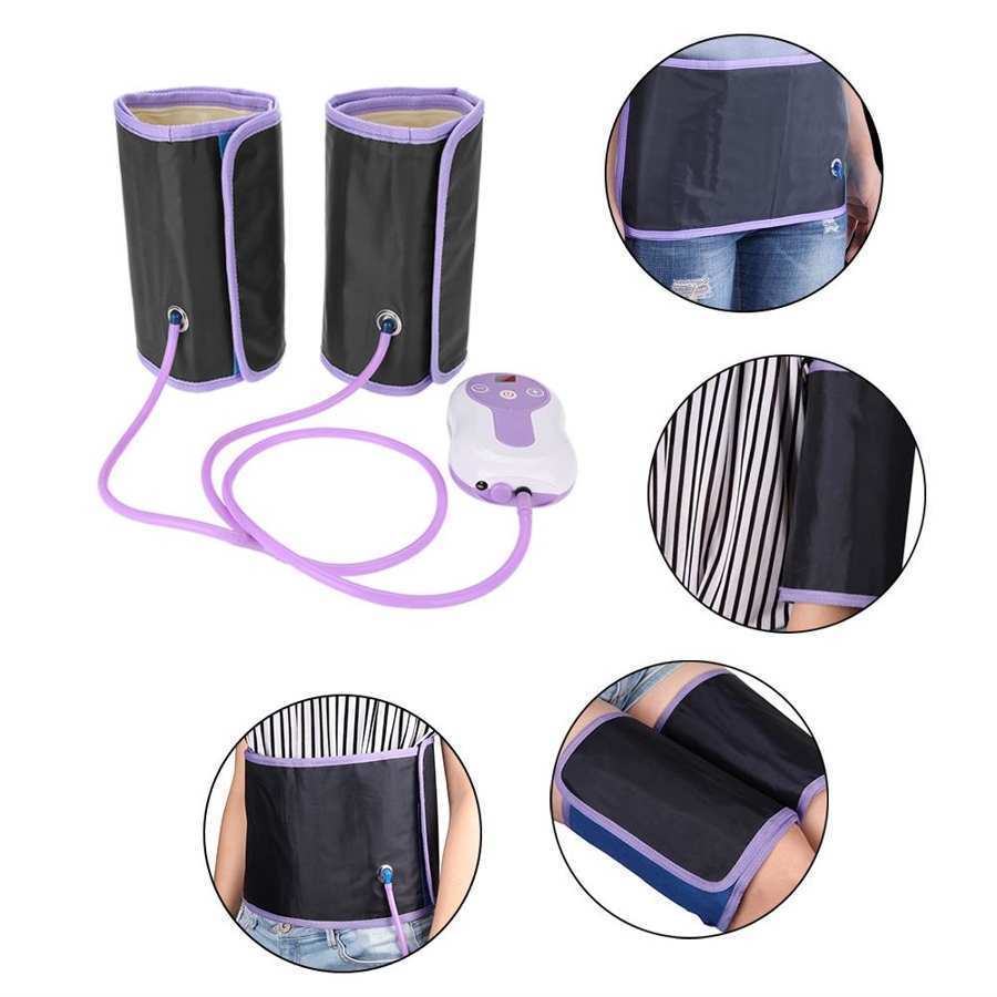 Leg Massagers Air Compression Leg Massager Electric Blood Circulator 9 Gears Adjustable Leg ArmWrap Calf Therapy Pain Relief Massage Machine 230808
