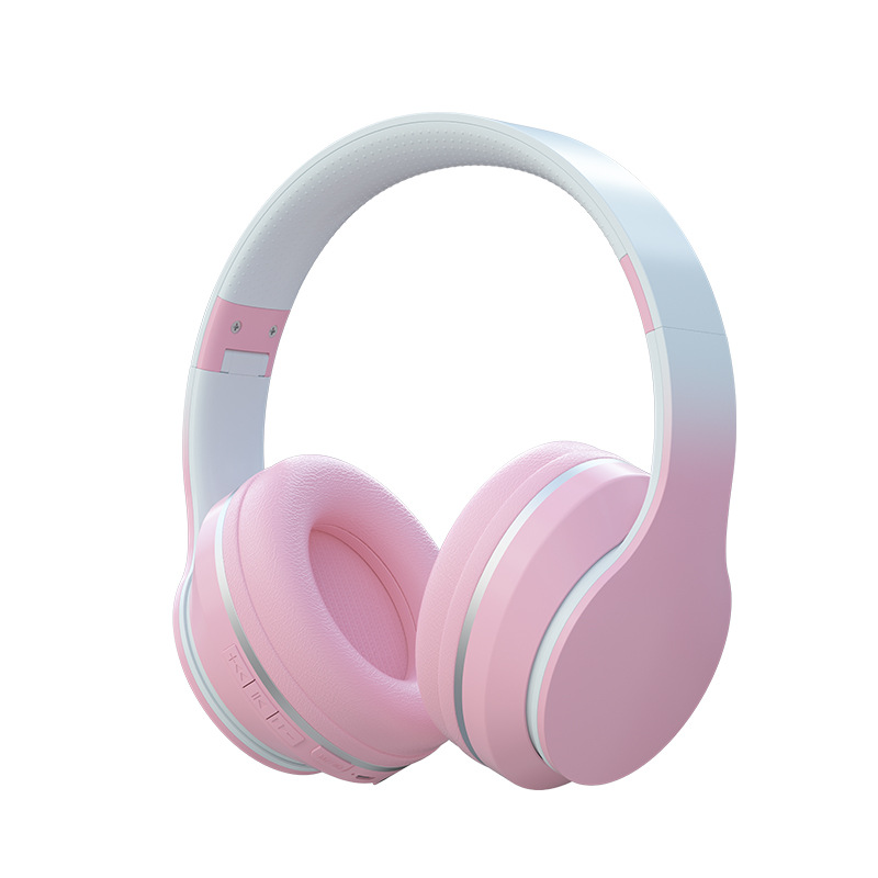 Headphones Wireless Bluetooth Headhands Earphones for Cell phone Noise-cancelling headwear colorful Earphones
