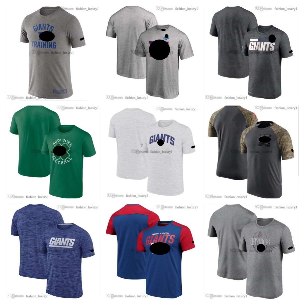 Mens New York''Giants''football jersey T shirts Printed Fashion man T-shirt Top Quality Cotton Fashion Casual Tees Short Sleeve Clothes
