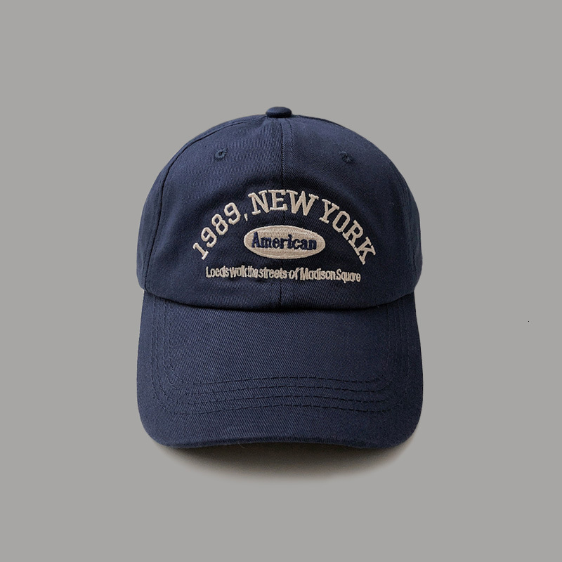 Ball Caps Mens Baseball Cotton Soft Top Cap For Men Women Casual Embroidered 1989 York American Trucker Hats 230808