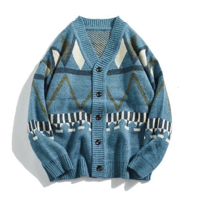 Men's Sweaters Harajuku Sweater Oversize Streetwear Korean Fashion Cardigan Pullover for Men Knitted Sweater Coat Men Cardigan Masculino 230808
