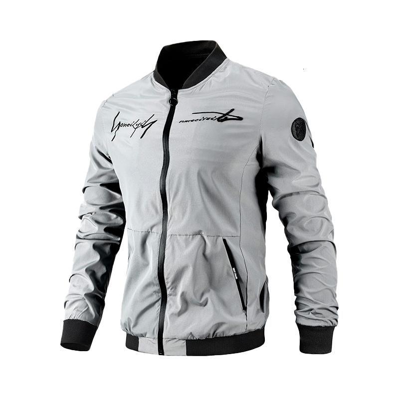 Men's Jackets Men Letter Embroidery Bomber Jacket 230809