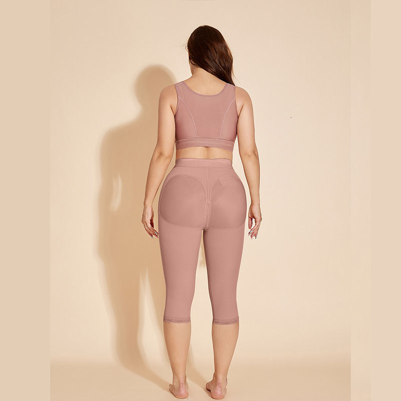 Waist Tummy Shaper Fajas Colombianas Women's Control Pants Flat Belly Waist Trainer Butt Lifter High Compression Curves Slimming Shaping Trousers